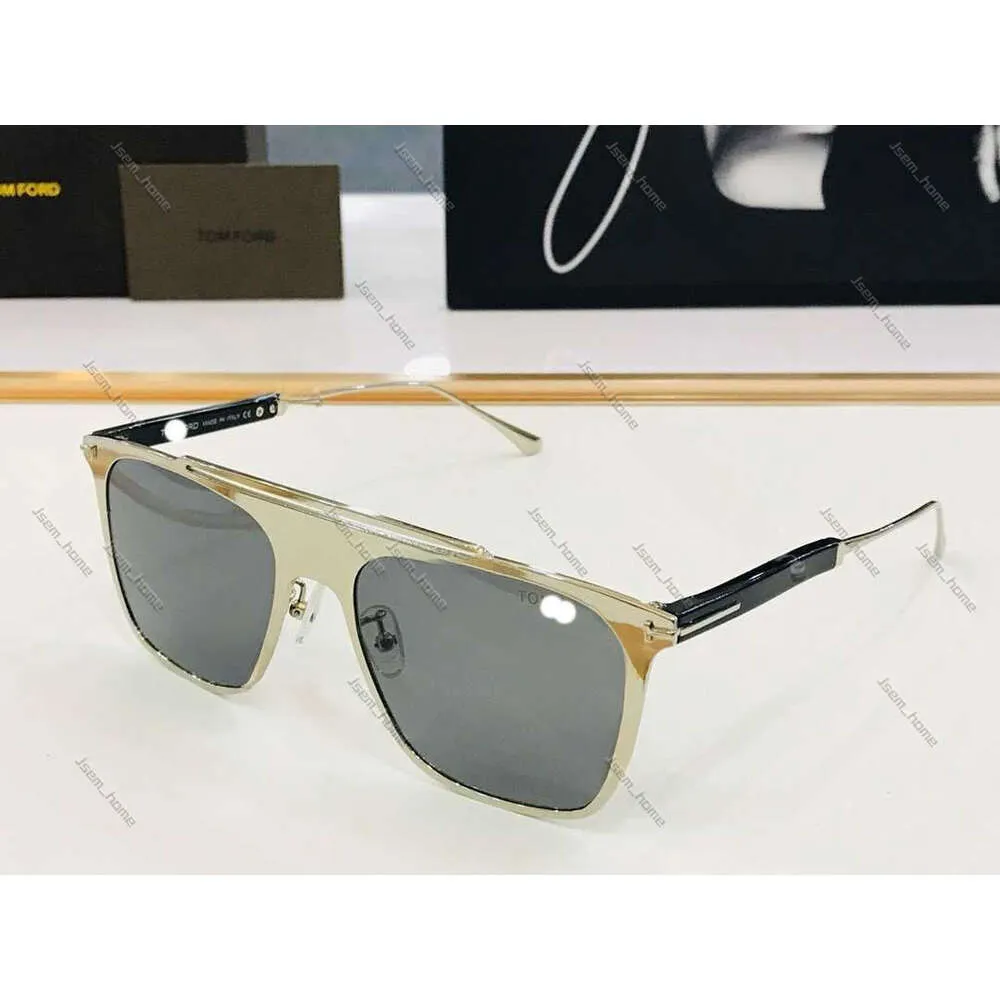 Tf Sunglasses Tom Sunglasses Men Desinger Sunglasses for Woman Golden Protection Frame Lens with Sign Tom Fors Sunglasses 0913 Trendy Glasses for Sunglasses 664