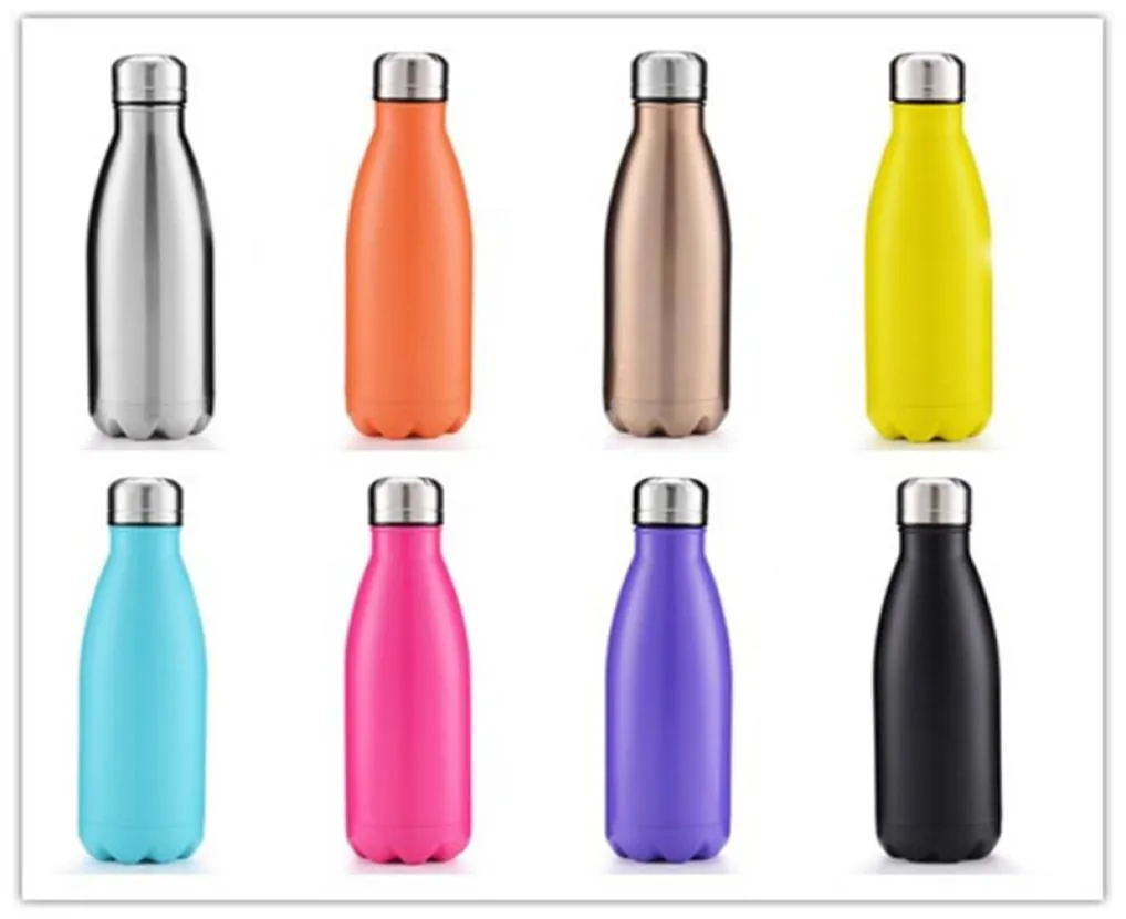 500 ml individuelle Cola-Form-Wasserflasche, Edelstahlflasche, Sport-Thermo-Thermos-Wasserflasche für den Außenbereich7076992