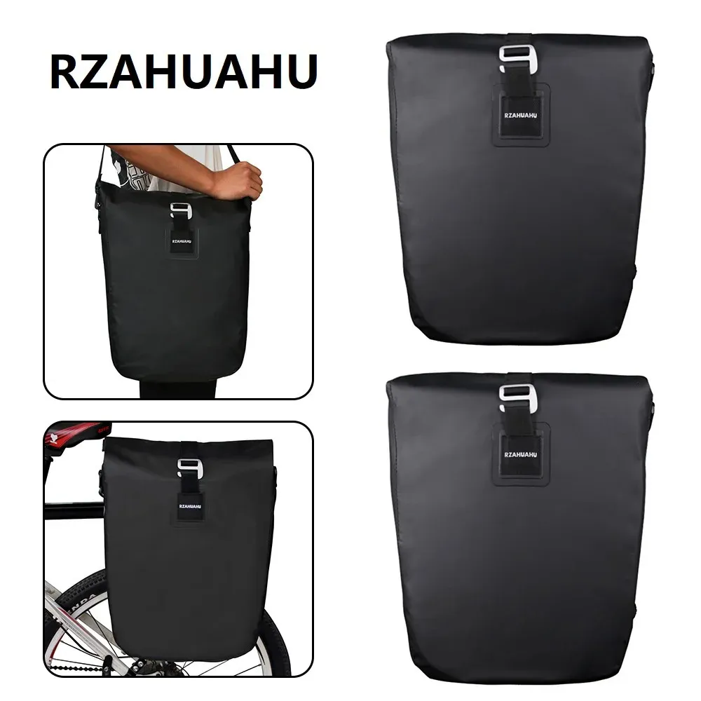 1 Pz RZAHUAHU Borsa da bici impermeabile 20L Borsa da viaggio per ciclismo Cestino per bicicletta Portapacchi posteriore Sedile posteriore Borsa per baule Borsa per bicicletta Borse laterali 240301