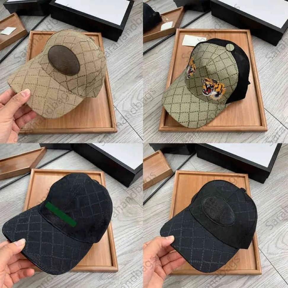 2022 Designer Herren Baseballmütze Frau Marke Zwei Buchstaben Tier Stickerei Männer Frauen Casquette Sonnenhut Gorras Sport Mesh Trucker Ca198c