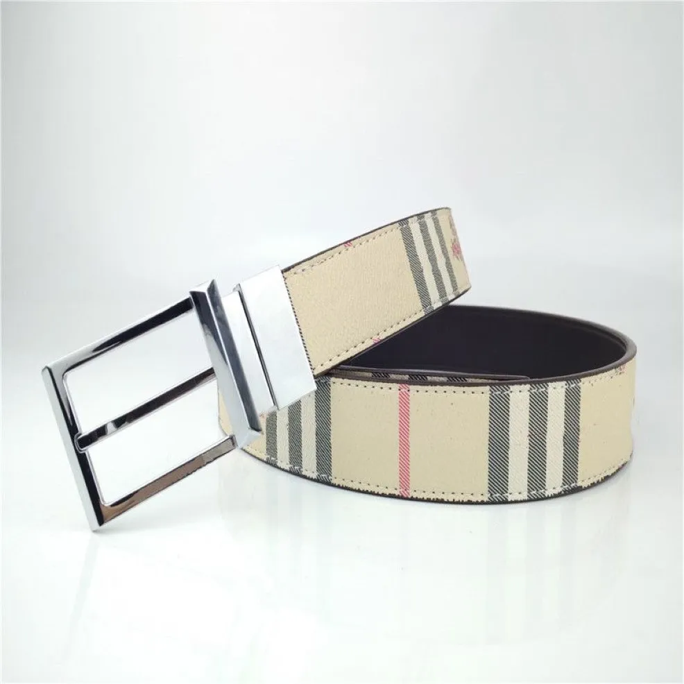 Ceinture réversible de styliste pour hommes et femmes, boucle BU, couleur or argent, mode luxe, en cuir, 2023, 2050