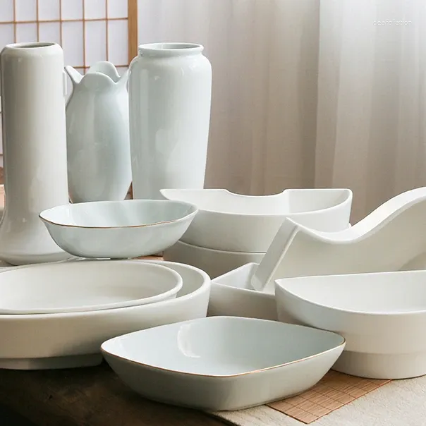 Vasen, Blumenwaren, Zen, japanisches Arrangement, Keramik, Jianshan-Basis, Topfplatte