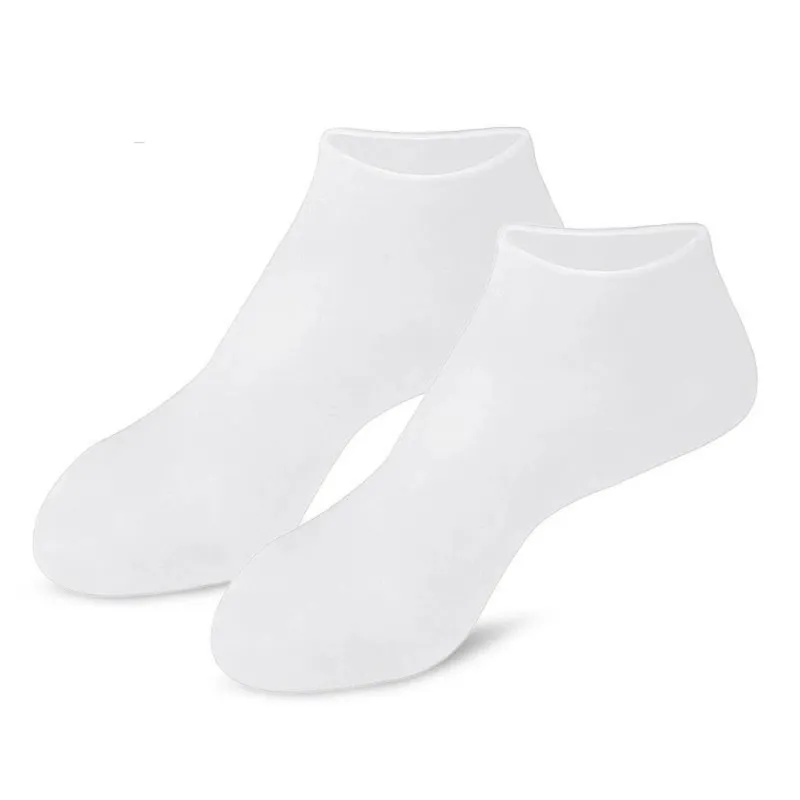 Silikon Fußpflege Socken Anti Rissbildung Feuchtigkeitsspendende Gel Socken Rissige Abgestorbene Haut Entfernen Protector Schmerzen Relief Pediküre Werkzeuge