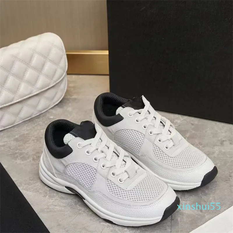 Luxury Designer Running Shoes Channel Sneakers Women Casual Trainers Classic Woman
