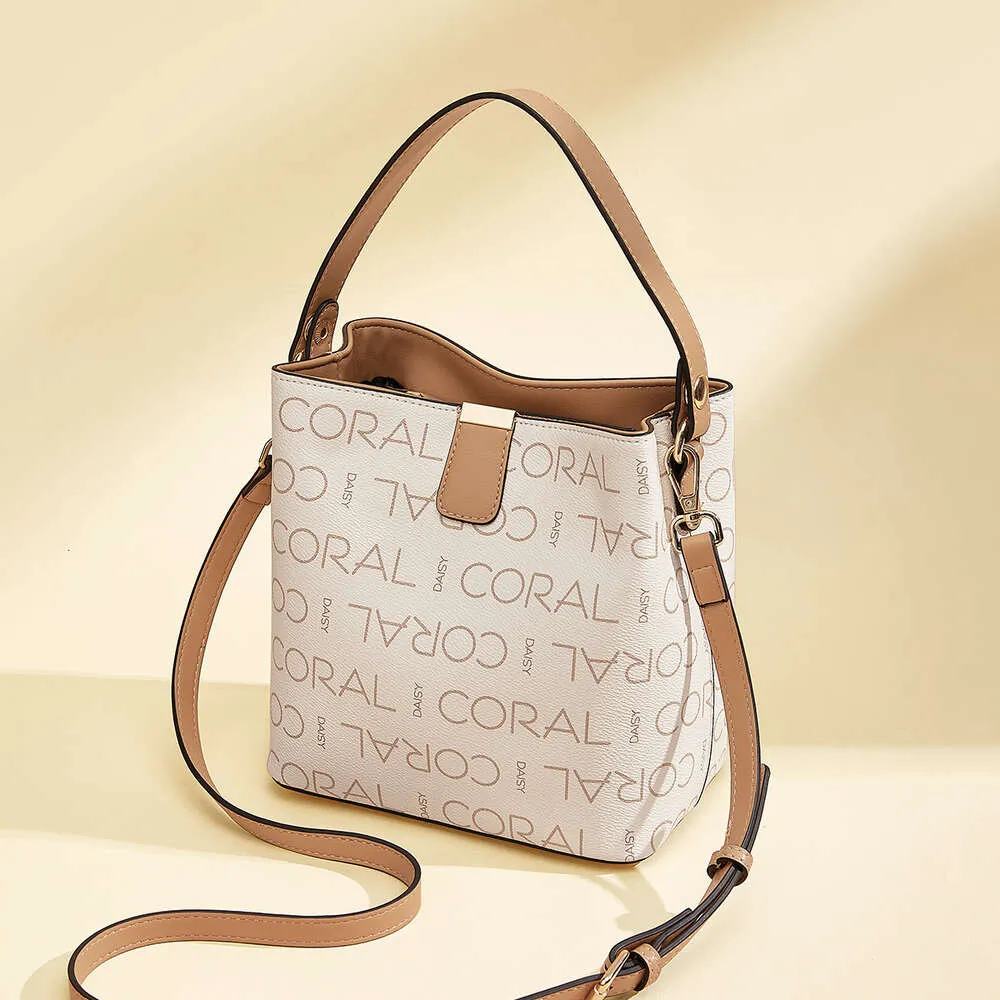 И модная универсальная сумка через плечо, сумка-ведро большой емкости, женская сумка S