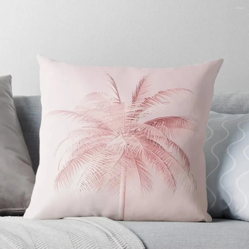 Kussen roze palmboom gooien bankhoes decoratieve kerst