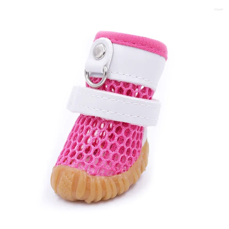 Dog Apparel Pet Teddy Shoes Spring And Summer Breathable Mesh Small Soft Bottom Dogs Pets Accessories
