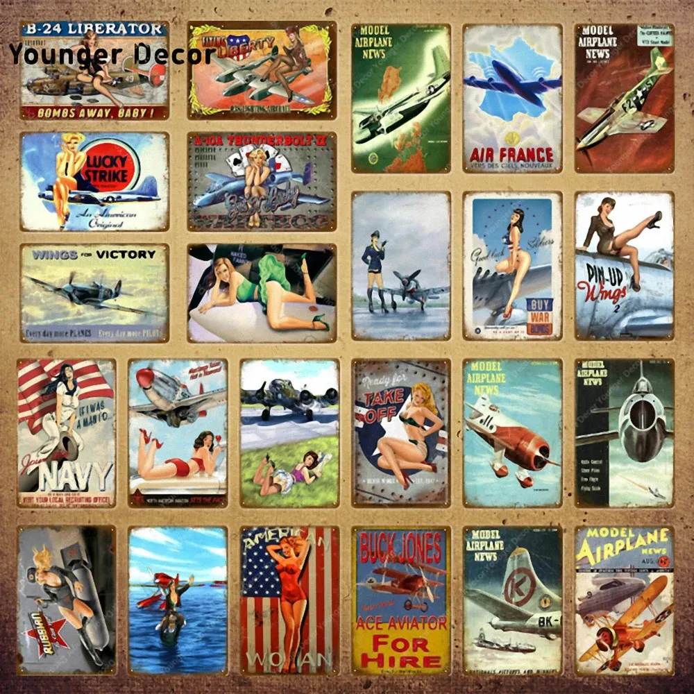 Livraison aléatoire 10 pièces affiches en métal Vintage rétro film signes en étain cinéma Bar mur Art Plaques décoratives pour la décoration de la maison moderne FR0