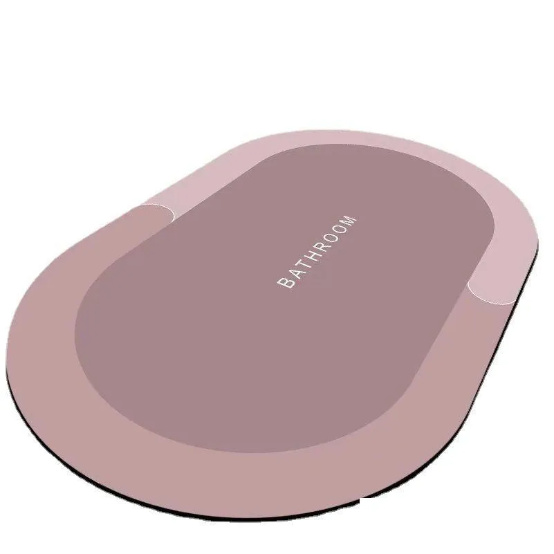 Badmattor badrum absorberande matta tpr3.5mm diatom lera dörr snabb torkmatta droppleverans hem trädgård tillbehör otzj3