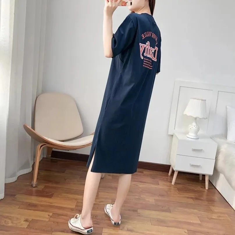 knee length dresses for ladies Maternity and Nursing Dress Melody Sky Blue main image 0