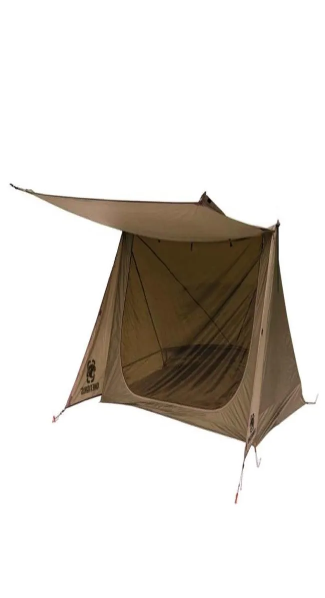 OneTigris 3-Jahreszeiten-Zelt BACKWOODS BUNGALOW Ultraleichtes Shelter-Zelt im Baker-Stil für Bushcrafter-Überlebenskünstler Camping Wandern 22052730866