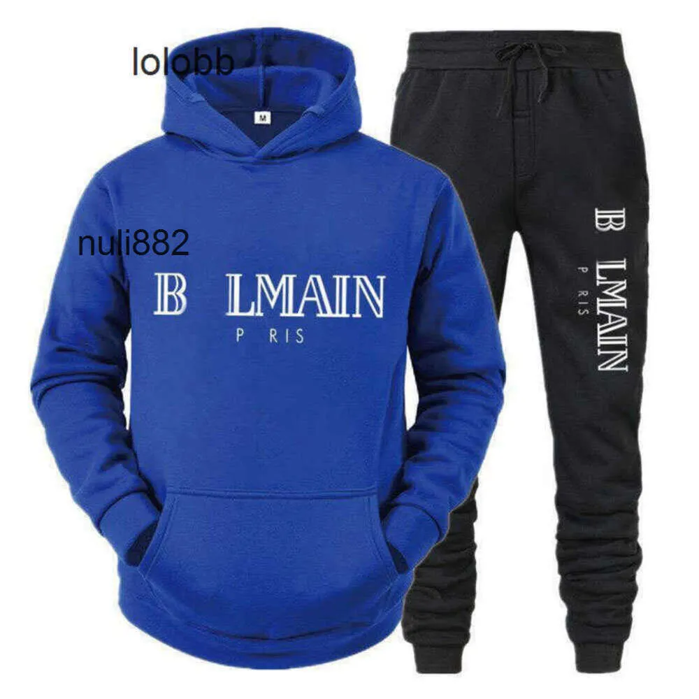 Balmanly Ballmainly Ballman Balmin Balmani Herr Tracksuits Tracksuit Designer Hoodie Suit Pure Cotton Samma för älskare Klädmodet VTDX -byxor M3X U1SH