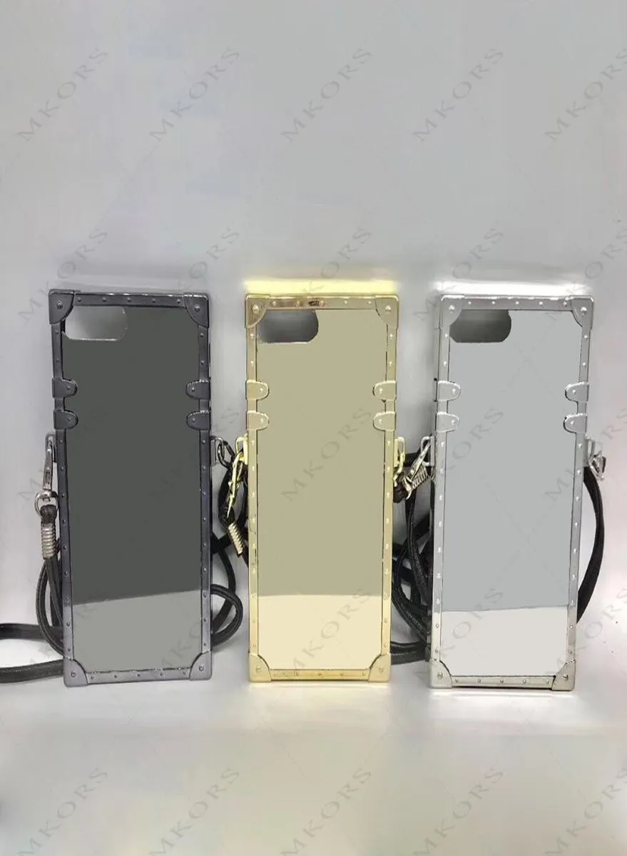 Designtelefonfodral Polsk spegel Mobiltelefonfodral för iPhone 12 12Pro 11 Pro 11Promax X Xs Max XR 11Pro 8Plus 8 7Plus 7 6S plus SH1966244