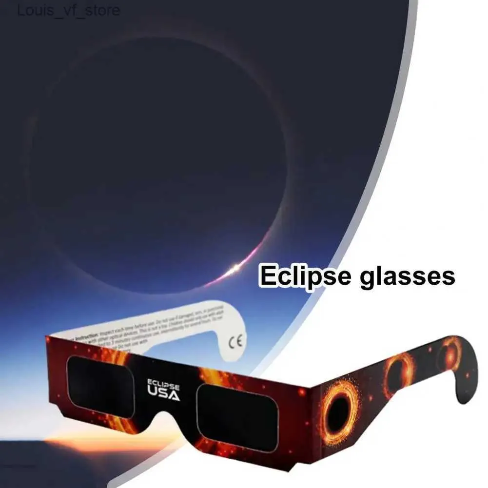 Güneş Gözlüğü Güneş Eclipse için Koruyucu Göz 10/30/50 PCS Zararlı UV Hafif H240316 için Güvenlik İzleme Bloğu