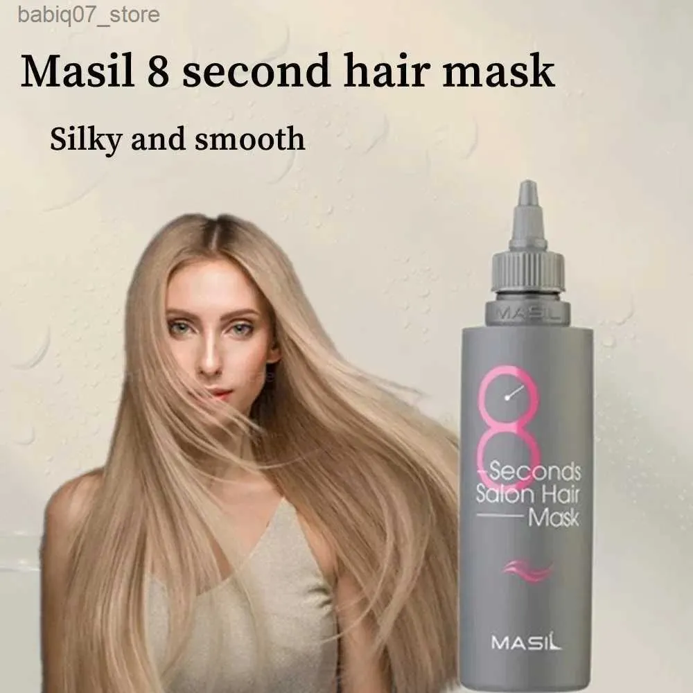 Shampoo Conditioner Masil 8s Haar-Gesichtsmaske, repariert trockene Schäden, gespaltenes Haar, seidig glatt, koreanische Heimpflege, 200 ml, Q240316