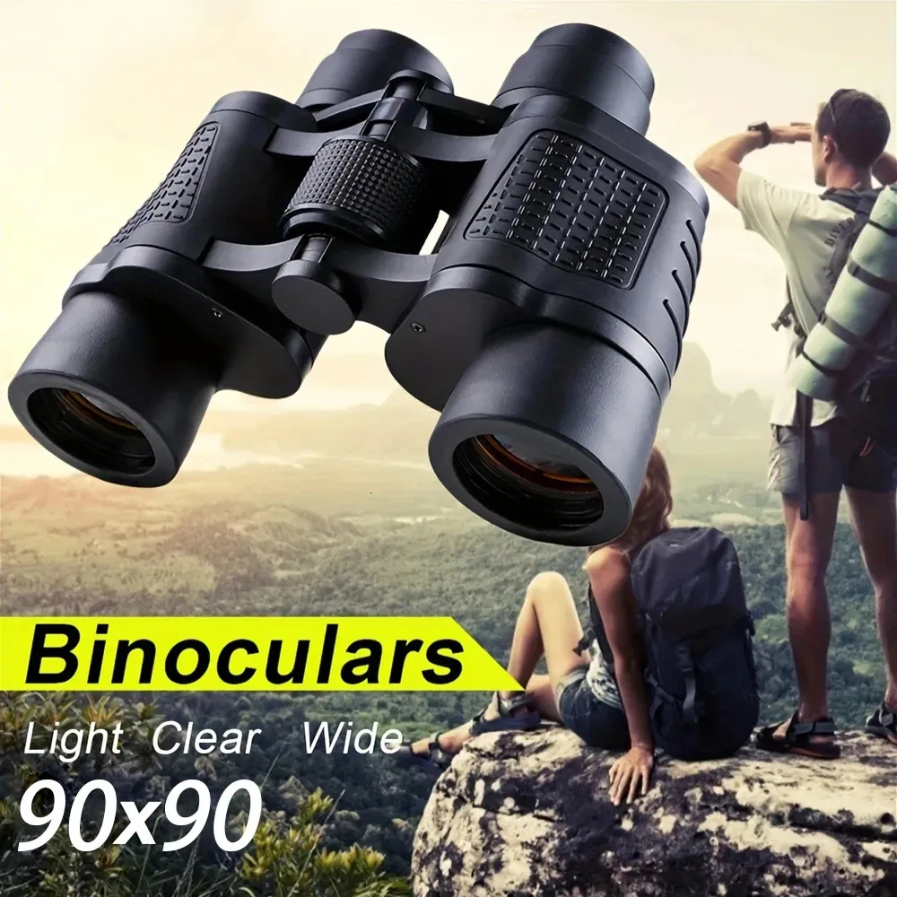 Binoculars 90X90 Long Range Bak4 Prism HD High Power Telescope Optical Glass Lens Hiking Travel Portable for Hunting Sport Scope 240312