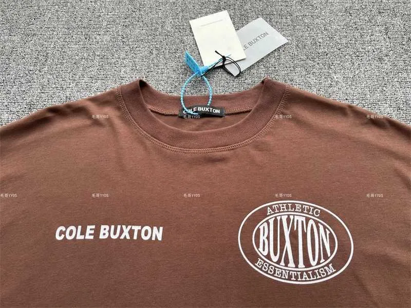 Erkek Tişörtleri Yeni Cole Buxton T-Shirt Mens Ekstra Büyük Casual CB T-Shirt Street Hippie Top J0316