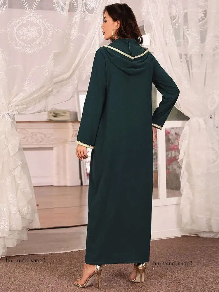 Vêtements ethniques Ramadan Eid Abaya Dubaï Turquie Musulman Hijab Robe longue Vêtements islamiques Robes africaines pour femmes Robe Musulmane Djellaba Femme 470