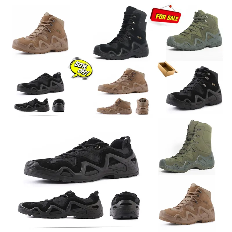 Laarzen Nieuwe herenlaarzen Leger tactische militaire coambatlaarzen Outdoor wandelschoenen Winter woestijnlaarzen Motorfiets bosdots Zapatos Hombre GAI