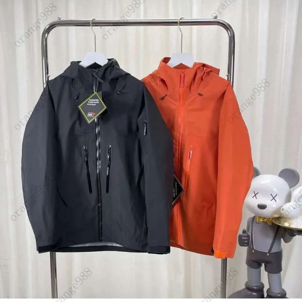 2024 archhigh end assalto masculino de camada única fina impermeável casca dura sv cola de pressão à prova de vento chuva tempestade jaqueta de esqui menjacket ghr5886