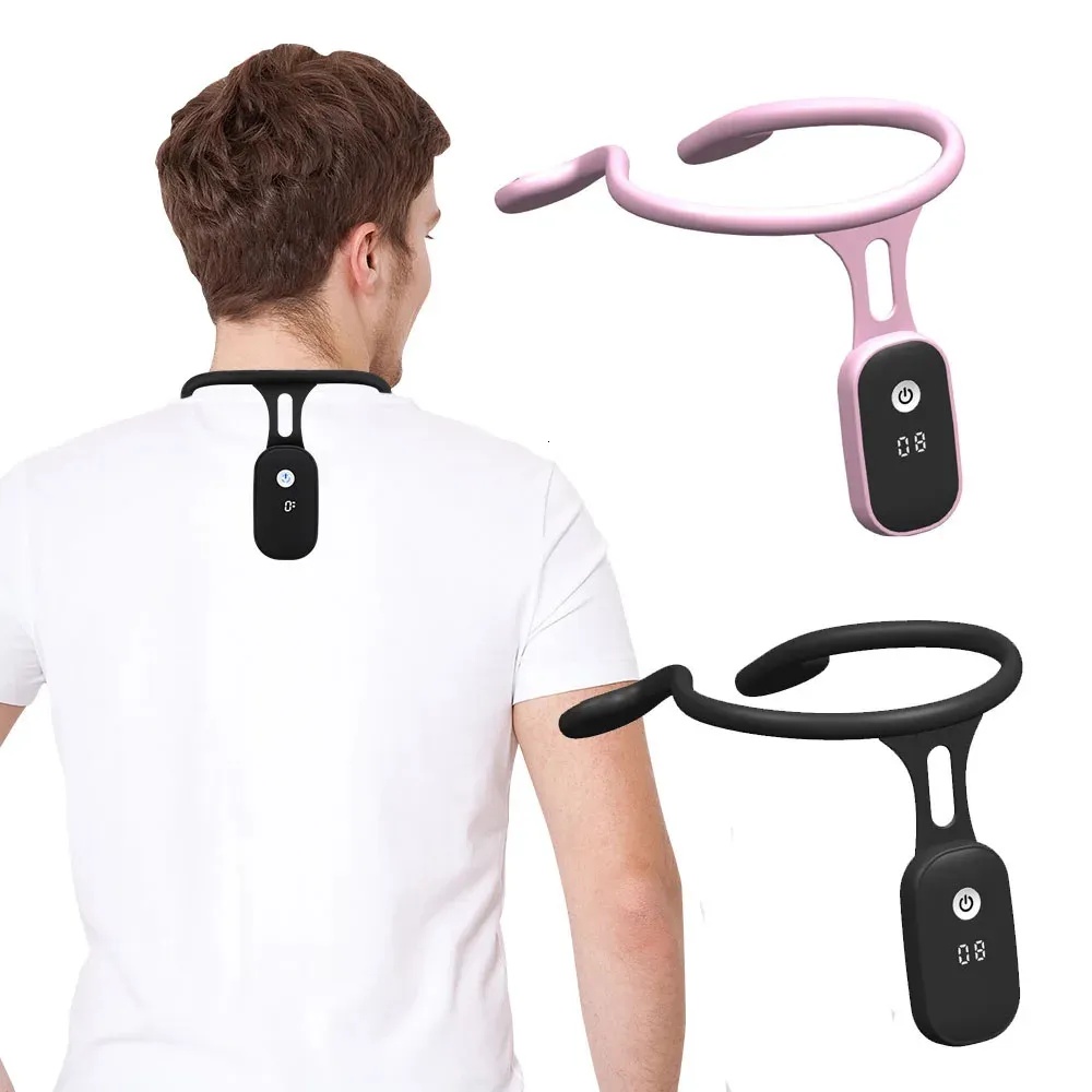 Smart Posture Corrector Device Training Realtime Scientific Back Correct Monitoring Adult Kid 240314