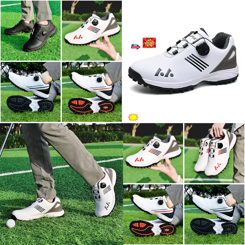 DHgate Mens Golf Shoes Professional Athletic Sneakers Walking Shoes for Men Breathable Mesh Upper Non Slip Rubber Sole Comfortable and Durable Sports Outdoors