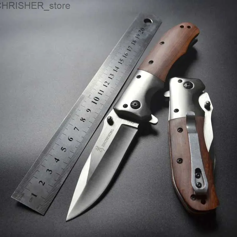 Taktiska knivar utomhus bärbar vikkniv för män hög hårdhet överlevnad Militära taktiska fickknivar för camping och fiske2403
