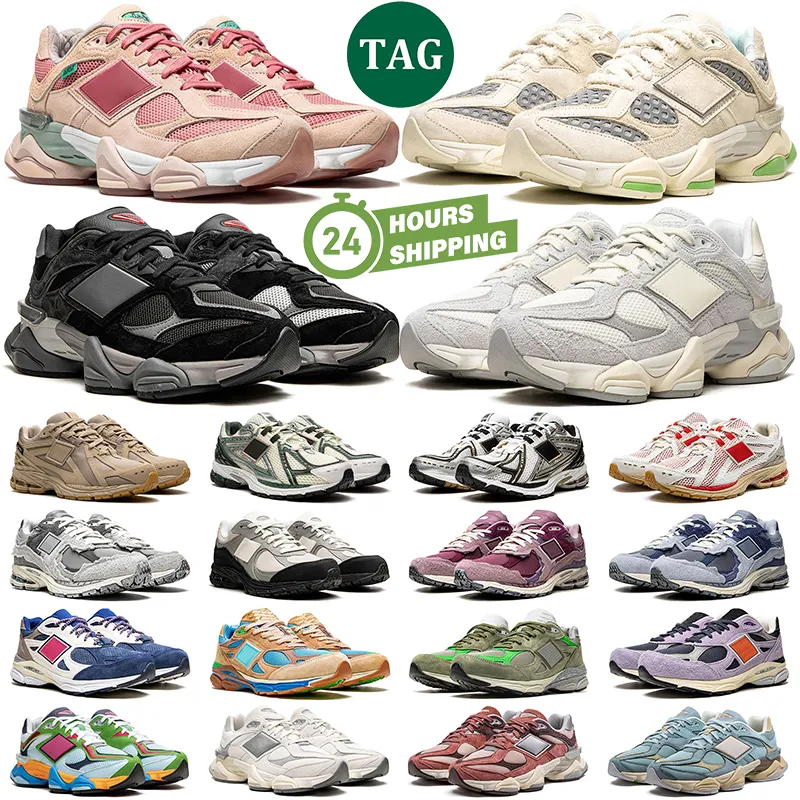 2002r men women designer 9060 running shoes 1906 sneakers Protection Pack Pink Rain Cloud Light Grey Camo Deep Taupe Triumph Green 990 mens trainer