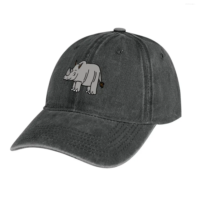 Berets White Rhino Cowboy Hat Black Beach Hiking For Women 2024 Men's