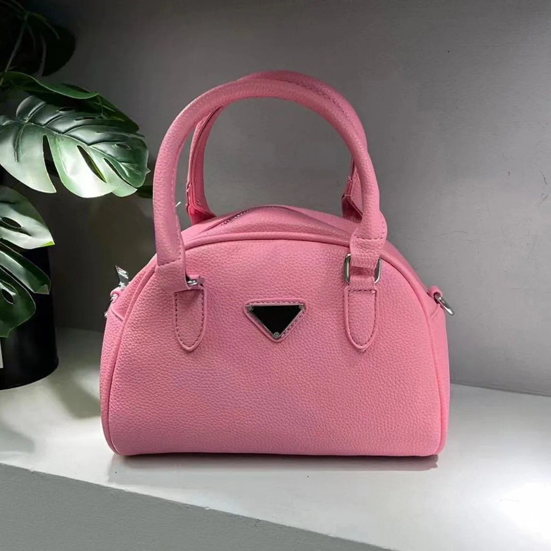 The Tote Bag Designer Handbag Shell Bag Women P R D Luxury Bag Solid Color Semi Circular Leather Bag High Quality Small Sized Crossbody Bag Designer Shoulder Bag