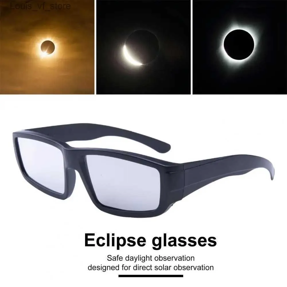 Sonnenbrillen: Eclipse-Sonnenbrillen, zertifizierte ultraleichte und bequem sitzende Sonnenbrillen, geeignet für sicheres Betrachten im Sonnenlicht, in Volltonfarben H240316