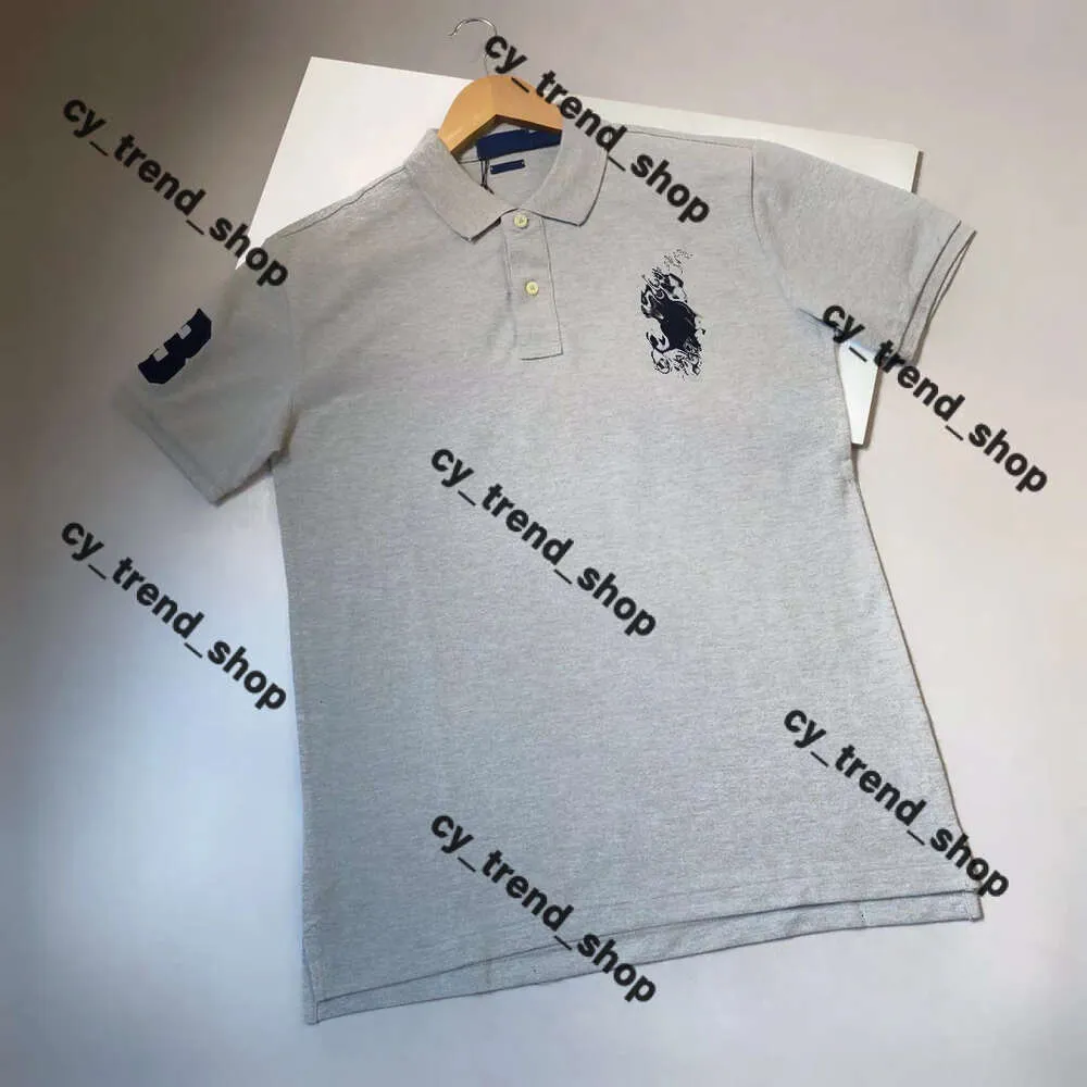 Ralphs Laurence Shirt Ralph Polo Shirt Designerowa koszula polo Ralphs koszula męska swoboda koszula koń haft biznesowy długi rękaw Slim Ralphs Laurent TEE 940