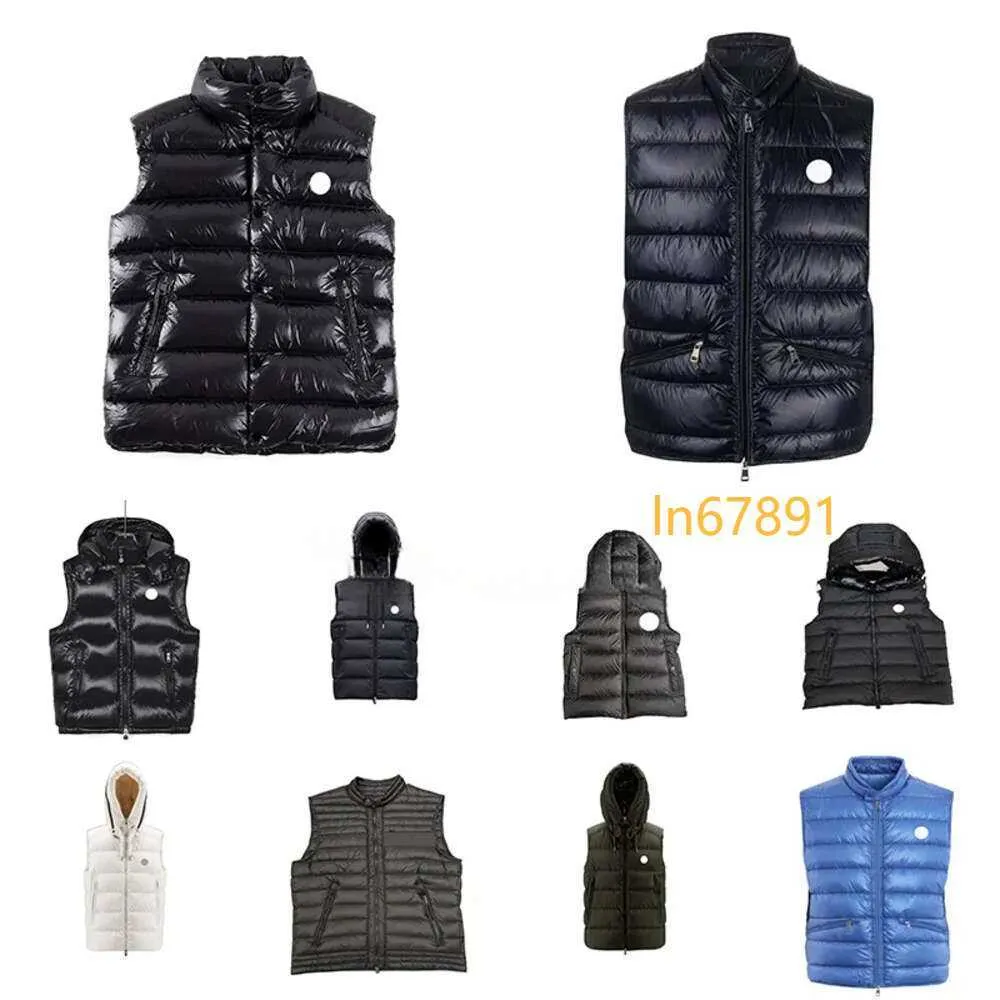 Multi Style Hiver Monclair Veste Mens Down Gilet Créateur De Mode Hommes Gilet NFC Badge En Gros Au Détail Hommes Puffer Veste Transport Gratuit Gilets Taille