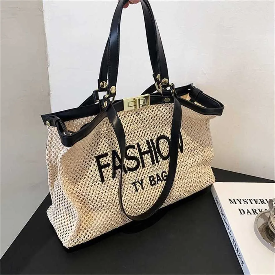 Nouvelle capacité tendance des femmes populaire tissé épaule voyage grand sac à main vente 60% de réduction sur la boutique en ligne