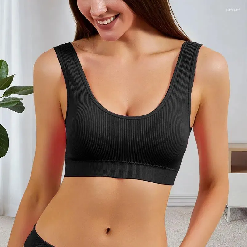 Bras WEIRDO Sexy Seamless Bra Wire Free Brassiere Rib Bralette Women's Plunge Underwear Top Female Lingerie Small Breasts Intimates