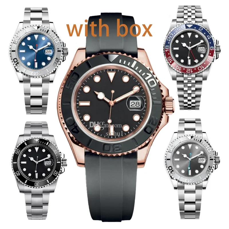 Ceramic Bezel 남자 RLX 시계 126655-002 로즈 골드 자동 디자이너 U1 2813 시계 다이빙 임무 책임자 기계 발광 시계 40mm 시계 AAA 시계 Luxury de Watch