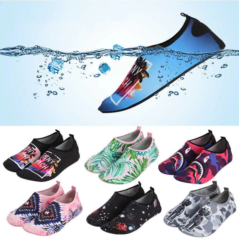HBP icke-varumärke grossistfritt prov tillgängligt barfota hudstrumpa sko snabbtorkning aqua vatten badskor