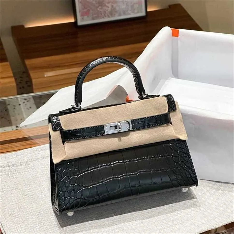 Genuine leather womens texture second-generation mini print single shoulder carrying crossbody for women 70% Off Store wholesale