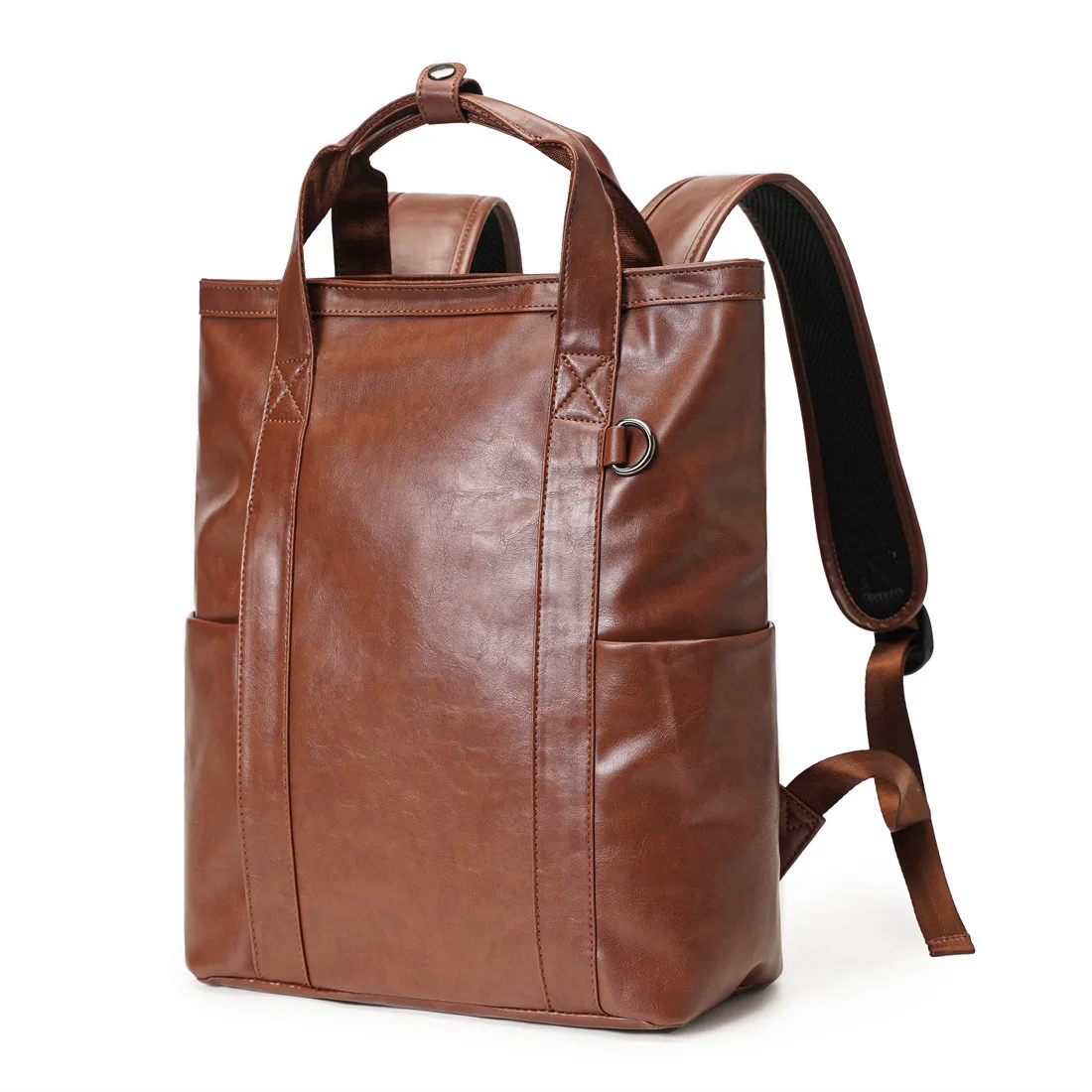 Men Vintage Backpack Female Leather Bag Women's Backpack Fashion School Bag High Quality Leisure Shoulder Bag For Girls Boys Handbags