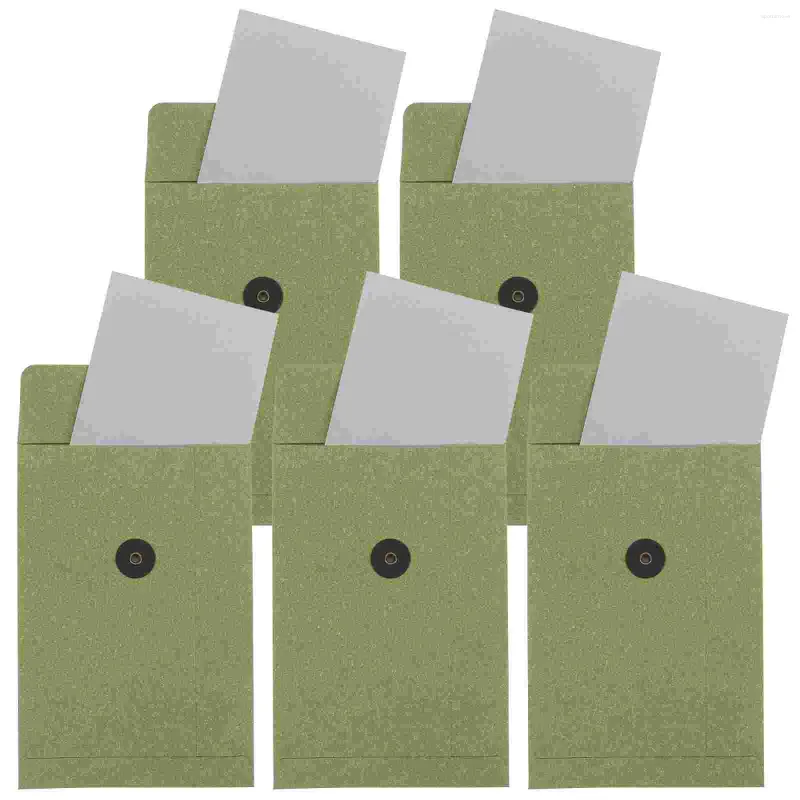 Gift Wrap Colored Kraft Paper Envelopes For Invitations Convenient Note Storage Holders Cards