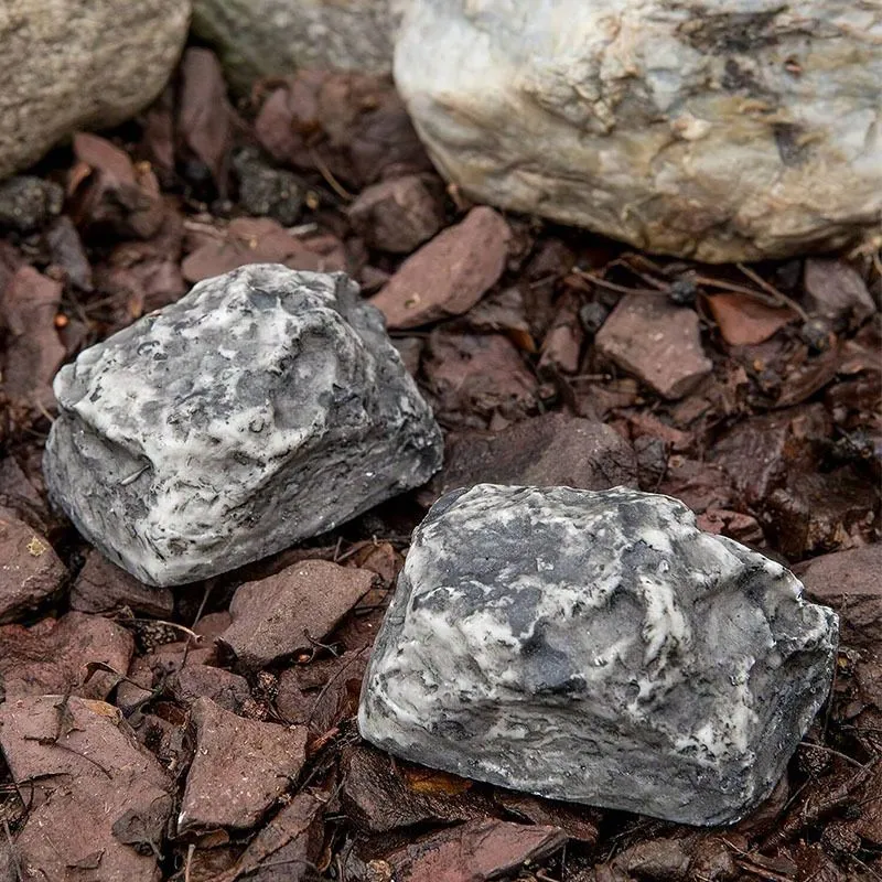 Itens de novidade feitos à mão ao ar livre chave de reposição casa seguro escondido esconder armazenamento segurança pedra pedra caso caixa retângulo