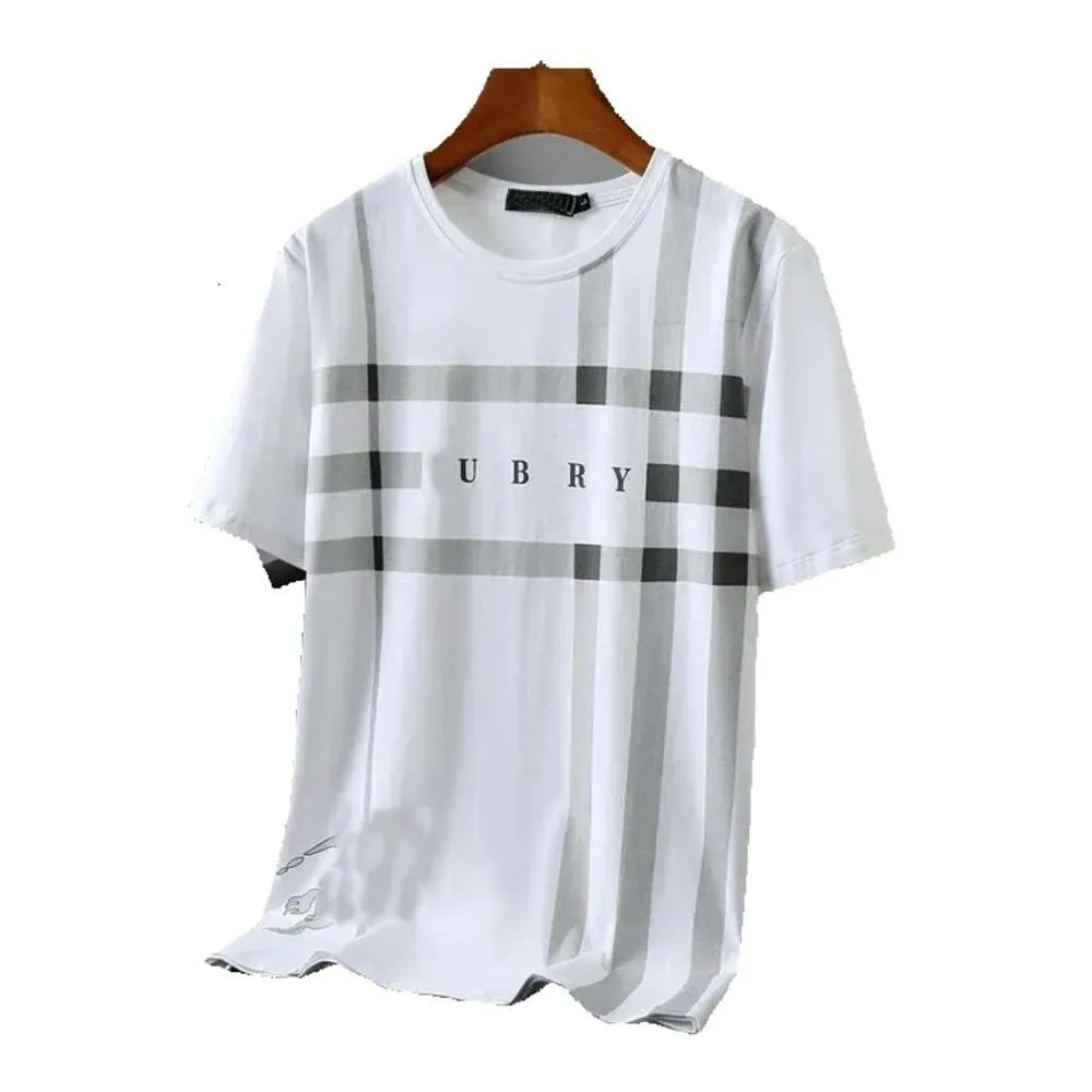 Tasarımcı Band Fashion Beyaz Siyah T Erkek Gömlekler Kısa Kollu Mektup Deseni T-Shirt Boyut M-3XL#J66888 GG -SHIRT