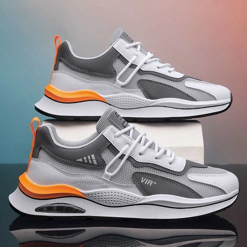 HBP icke-varumärke 2024 Spring Fashion New Fashion Mesh Upper Breattable Casual Running Mens Sports Shoes