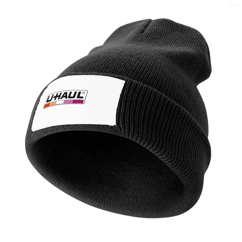Berretti Uhaul Lesbian Logo Berretto lavorato a maglia Cappello da spiaggia nero Cappelli da uomo da uomo da donna