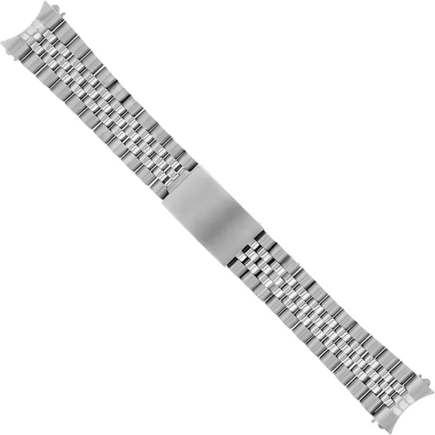 Titta på Bands 19mm Jubilee Band Armband Compatible with Air King 1500 5500 Tung rostfritt305o