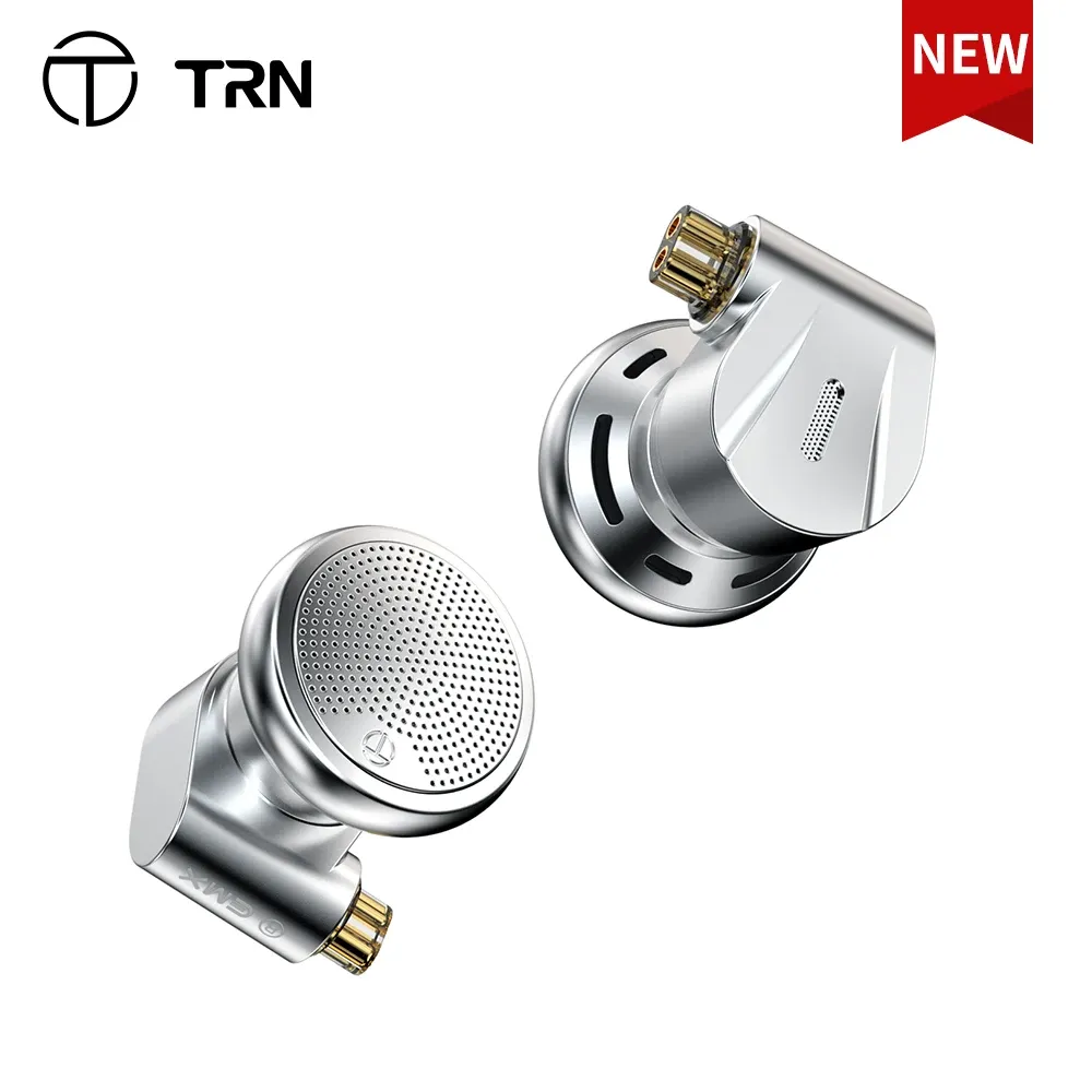 ヘッドフォン新しいTRN EMXダイナミックフラッグシップオーディオファイルフラットヘッドセット耳栓スーパーベースミュージック交換可能なケーブルEMA TN BAX