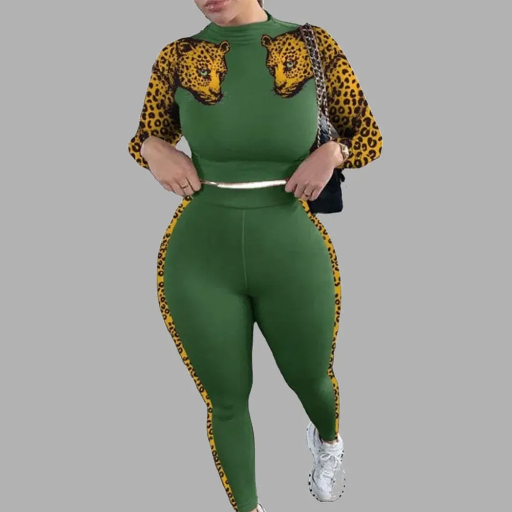 Sets Plus size kleding 5xl streetwear 2 -delige sets dames outfits lange mouw crop top set leggings tracksuit groothandel dropshipping