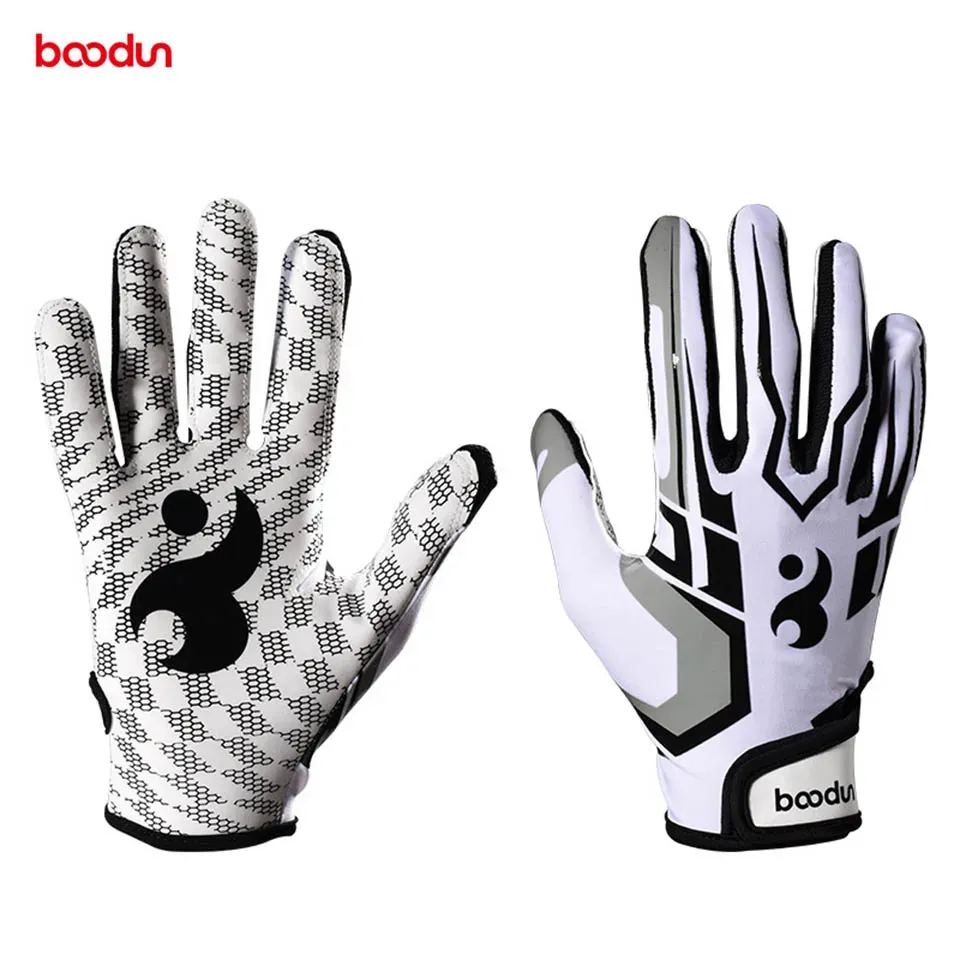 Handskar BOODUN 1 PAIR BASEBALL BATTING handskar för män Kvinnor Anti Slip Gel Softball Sport Glyes Baseball Hitter Handskar Utrustning