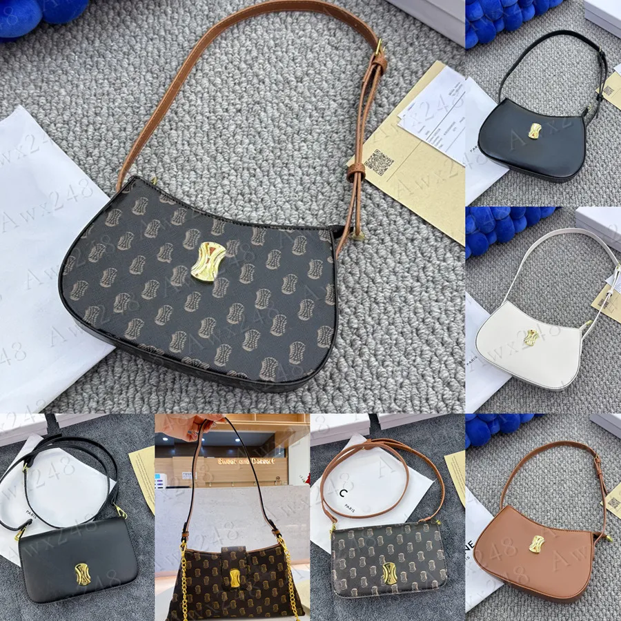 Tonåring axelpåsar handväska man kvinnor koppling väska baguette designers tygväskor rem hasp läder lyx kuvert reser svart vit toalettartiklar crossbody väska