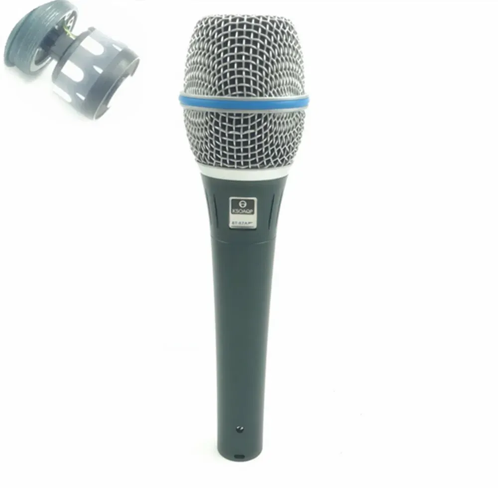 Microphones KSOAQP Capsule dynamique BT87A BETA87A Beta 87A Microphone Vocal supercardioïde avec incroyable